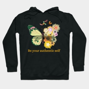 Be Your Authentic Self Butterfly Hoodie